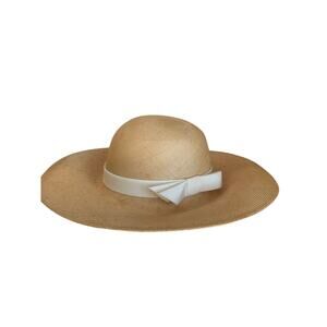 Vintage Frank Olive derby Classic Straw Sun Hat One Size